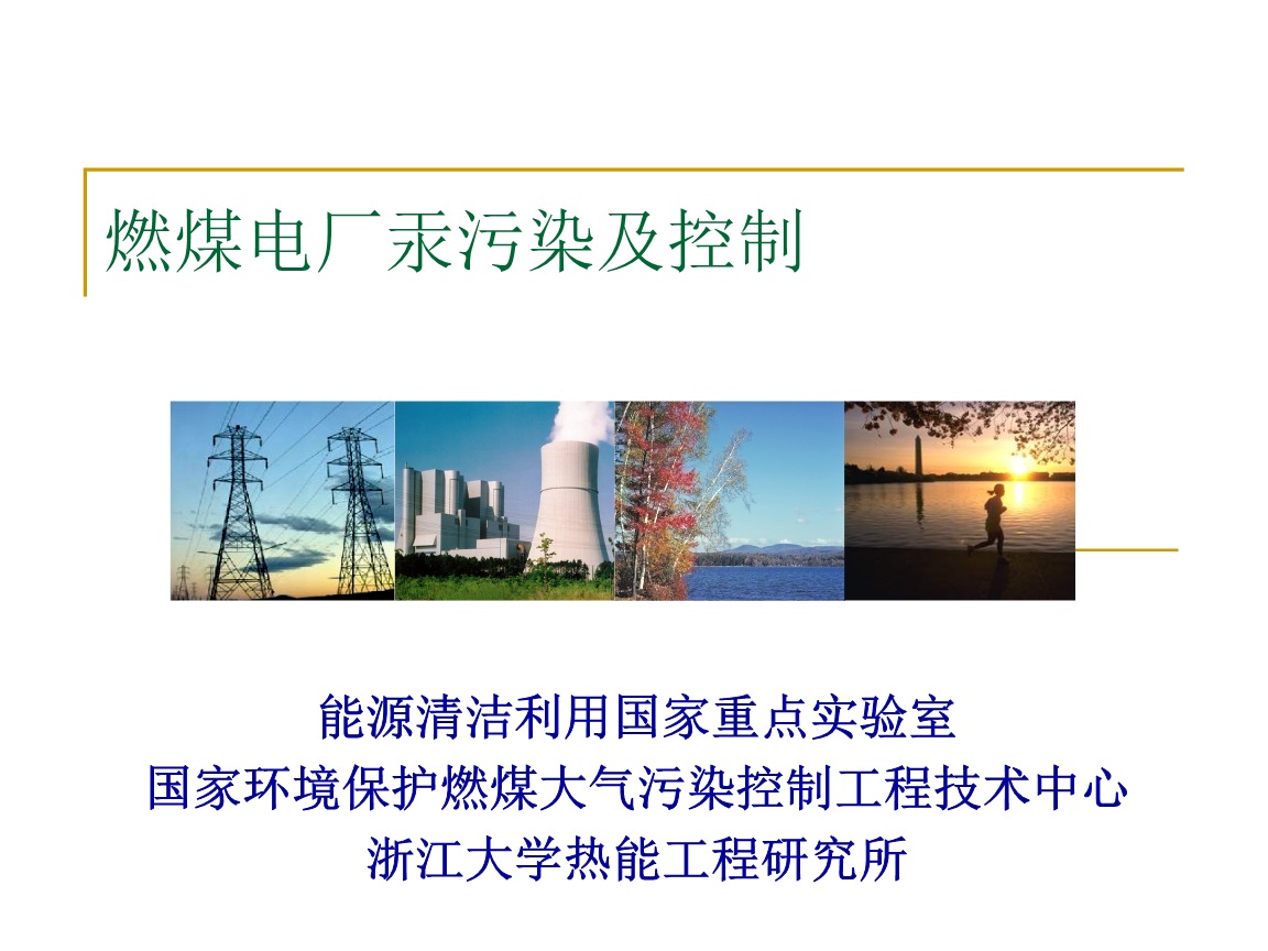 燃煤电厂汞污染及控制技术综述